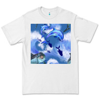 White dolphins Premium Tee - BundleAndBundleShop