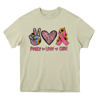 Peace Love Cure Heavy Core Tee | Teevron