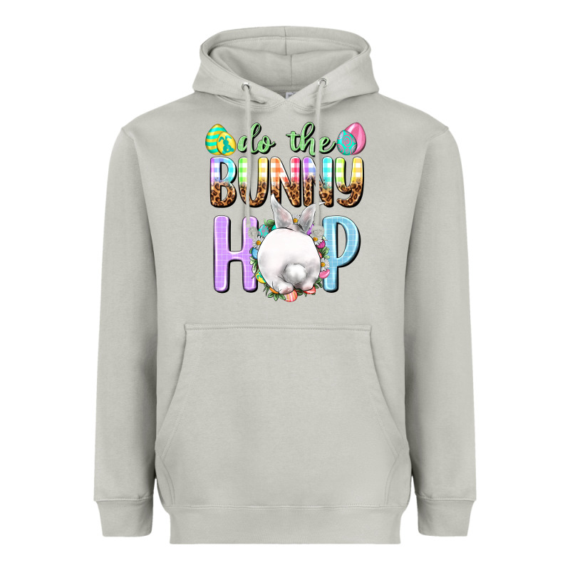 Do The Bunny Hop Easter Day Heavyweight Hoodie by HowdyJamesFarm | Teevron