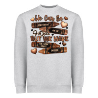 Heather Grey we can be different on the outside but we have the Heavyweight Sweatshirt - LillyAllenDesigns