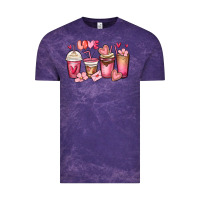 Cloud Purple valentines day coffee cups Vintage Tee - MaliasSmallBusiness