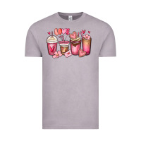 Vintage Zinc valentines day coffee cups Vintage Tee - MaliasSmallBusiness