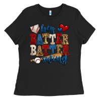 Black hey batter batter swing baseball Ladies Tee - Jasminsmagicworld