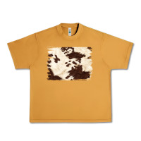 Peanut Butter brown cowhide background Urban Heavy Tee - NancyCooperArtShop