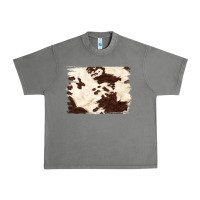 Tornado brown cowhide background Urban Heavy Tee - NancyCooperArtShop