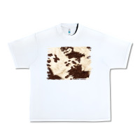 White brown cowhide background Urban Heavy Tee - NancyCooperArtShop