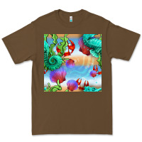 Cacao seahorse and beach Premium Tee - BundleAndBundleShop