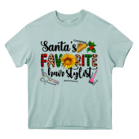 Santa's Favorite  Hair Stylist Heavy Core Tee | Teevron
