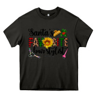 Asphalt santa's favorite  hair stylist Heavy Core Tee - AdoDesignShop