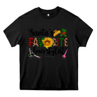 Black santa's favorite  hair stylist Heavy Core Tee - AdoDesignShop