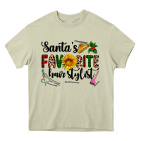 Mossy santa's favorite  hair stylist Heavy Core Tee - AdoDesignShop