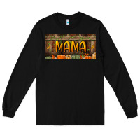 Black mama license plate Long Sleeve Tee - BundleAndBundleShop