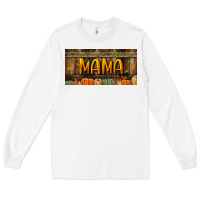 White mama license plate Long Sleeve Tee - BundleAndBundleShop