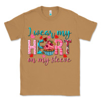 Toasted Coconut i wear my heart on my sleeve Classic Tee - NancyCooperArtShop