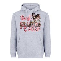 Heather Grey Best Grandma ever Mother's Day Heavyweight Hoodie - CowGirlArtShop