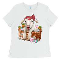 White easter lamb Ladies Tee - Jasminsmagicworld