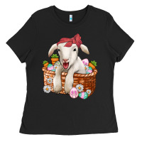 Black easter lamb Ladies Tee - Jasminsmagicworld