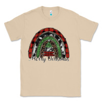 Mushroom Merry Christmas rainbow Classic Tee - CowhideDigitalArt