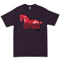 Plum Everybody's Got A Horse Neigh Premium Tee - Bettercallsaul