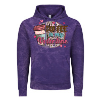 Cloud Purple coffee is my valentine Vintage Hoodie - MaliasSmallBusiness