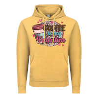 Vintage Mustard coffee is my valentine Vintage Hoodie - MaliasSmallBusiness