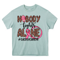 Nobody Fights Alone #tacklecancer Heavy Core Tee | Teevron