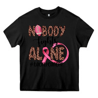 Black nobody fights alone #tacklecancer Heavy Core Tee - JahusDesignShop