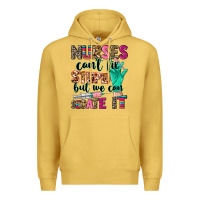 Antique Gold Nurses can't fix stupid Premium Hoodie - CowGirlArtShop