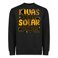 Black i was there solar eclipse 2024 Heavyweight Sweatshirt - LillyAllenDesigns