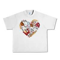 Bake Tools Hearts Urban Heavy Tee | Teevron