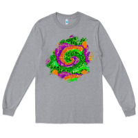 Heather Grey halloween patch  1 Long Sleeve Tee - BundleAndBundleShop