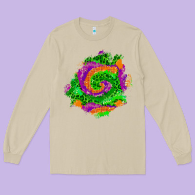 Halloween Patch  1 Long Sleeve Tee Designed By Bundleandbundleshop