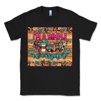 Black i'm a simple woman Classic Tee - JahusDesignShop