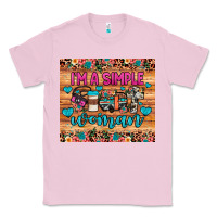 Bubblegum Pink i'm a simple woman Classic Tee - JahusDesignShop