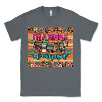 Charcoal Heather i'm a simple woman Classic Tee - JahusDesignShop