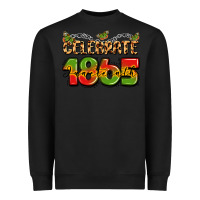Black celebrate 1865 juneteenth Heavyweight Sweatshirt - LillyAllenDesigns