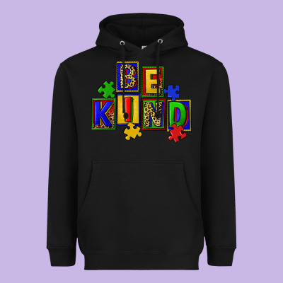 Be Kind Heavyweight Hoodie Designed By Cowgirlartshop