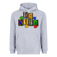 Heather Grey Be kind Heavyweight Hoodie - CowGirlArtShop