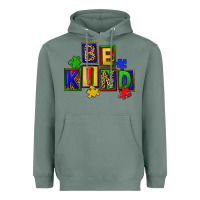 Sage Be kind Heavyweight Hoodie - CowGirlArtShop