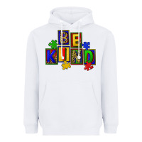 White Be kind Heavyweight Hoodie - CowGirlArtShop
