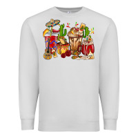 Dove Grey Cino De Mayo coffee cups Mexico Premium Sweatshirt - HowdyJamesFarm