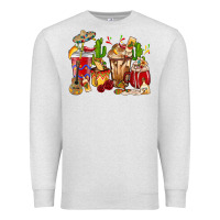 Oatmeal Heather Cino De Mayo coffee cups Mexico Premium Sweatshirt - HowdyJamesFarm