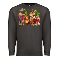 Smoke Cino De Mayo coffee cups Mexico Premium Sweatshirt - HowdyJamesFarm