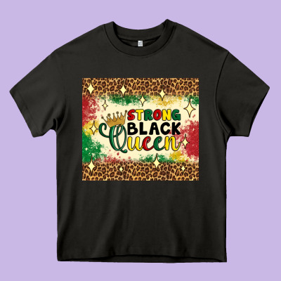 Strong Black Queen Tumbler Heavy Core Tee Designed By Artiststas