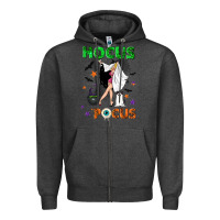 Charcoal Heather Happy Halloween Zipper Hoodie - NancyCooperArtShop