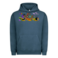 Pigment Midnight Navy it's spooky season libbey glass Urban Hoodie - BundleAndBundleShop