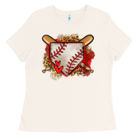Bone baseball home plate Ladies Tee - Jasminsmagicworld