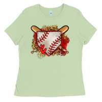 Matcha baseball home plate Ladies Tee - Jasminsmagicworld