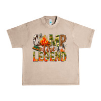 French Oak camp fire legend Urban Heavy Tee - NancyCooperArtShop