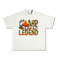 Pistachio camp fire legend Urban Heavy Tee - NancyCooperArtShop